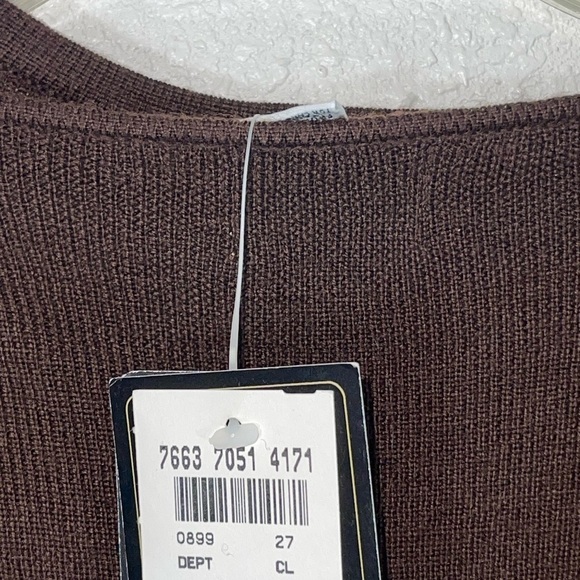 NWT INC 2 PC. Merino wool tunic and cardigan. Size large. Made in Italy C2467 - Picture 14 of 15